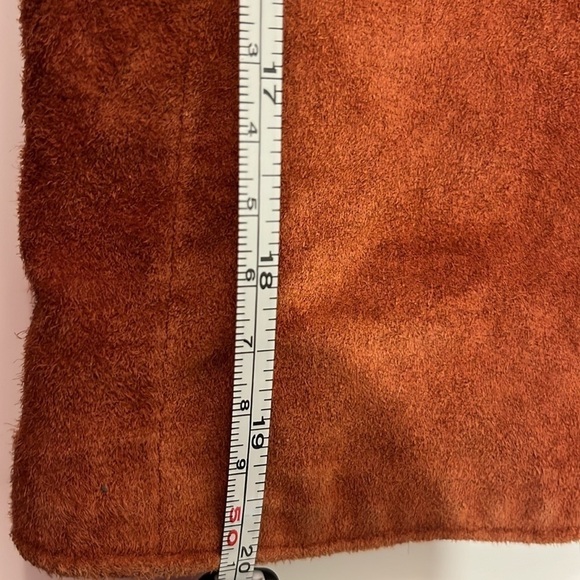 VTG Nancy Bolen City Girl Vintage Suede Jacket No Fur Collar Large Boho - Picture 7 of 7